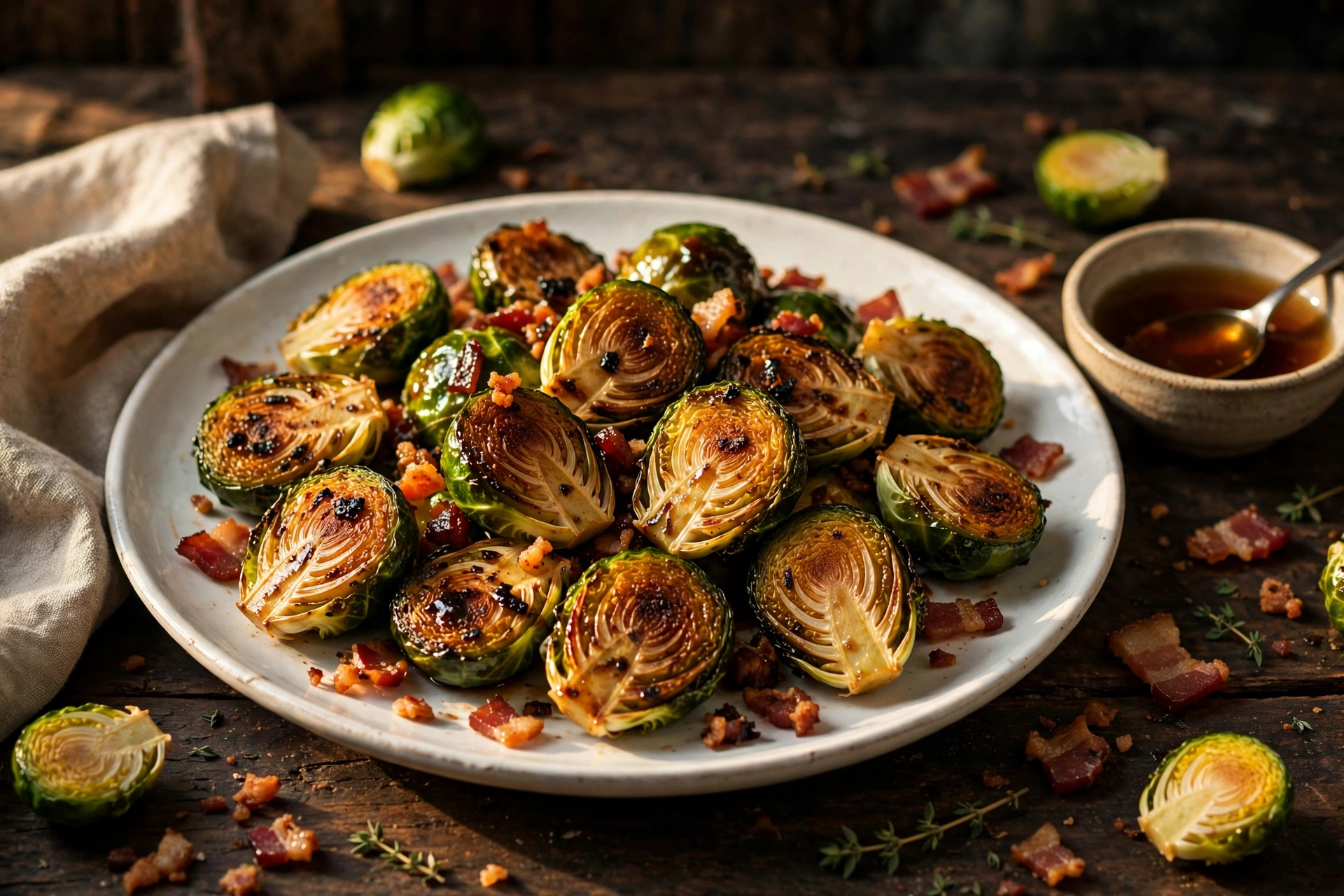 Maple Bacon Brussels Sprouts