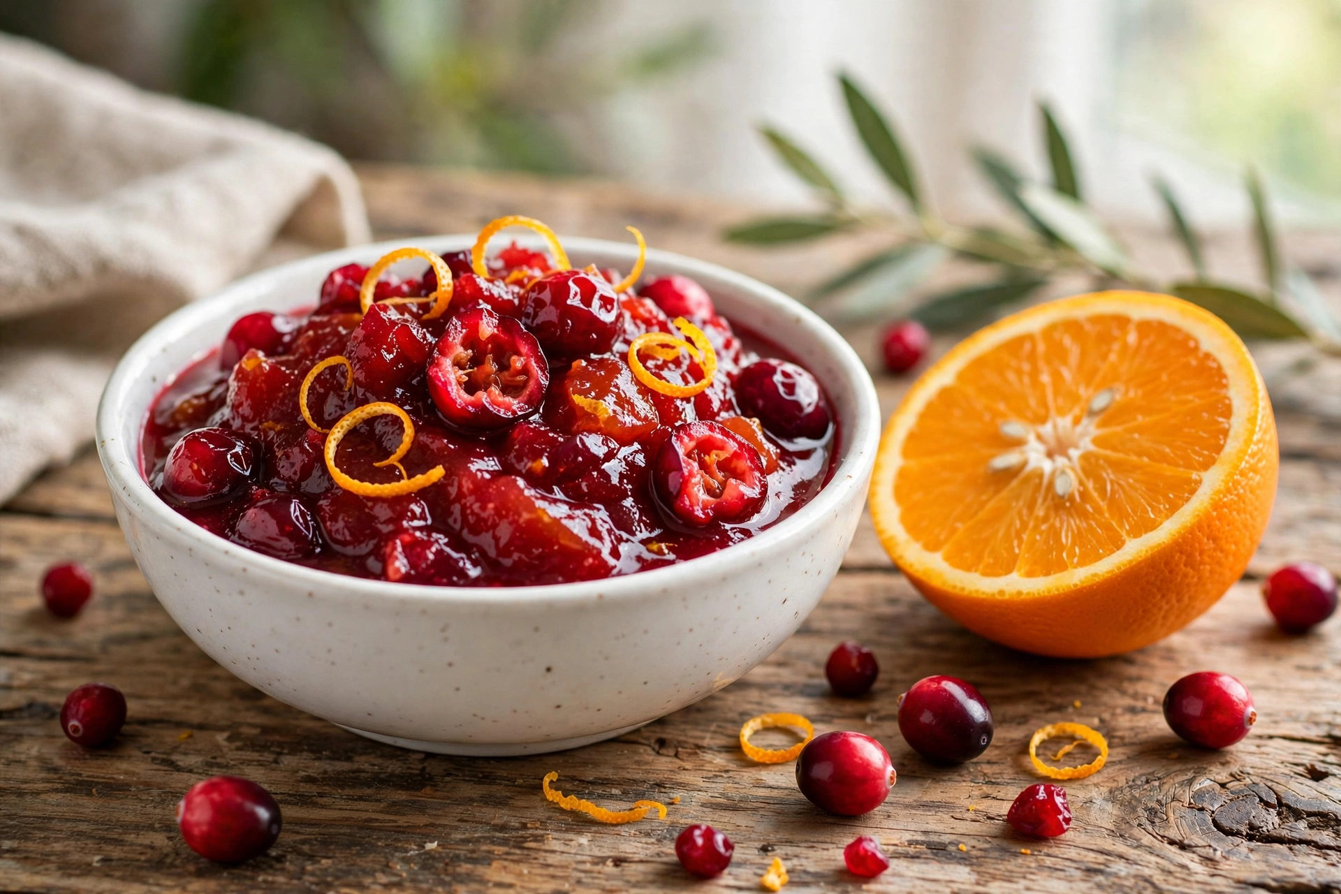Homemade Cranberry Orange Sauce