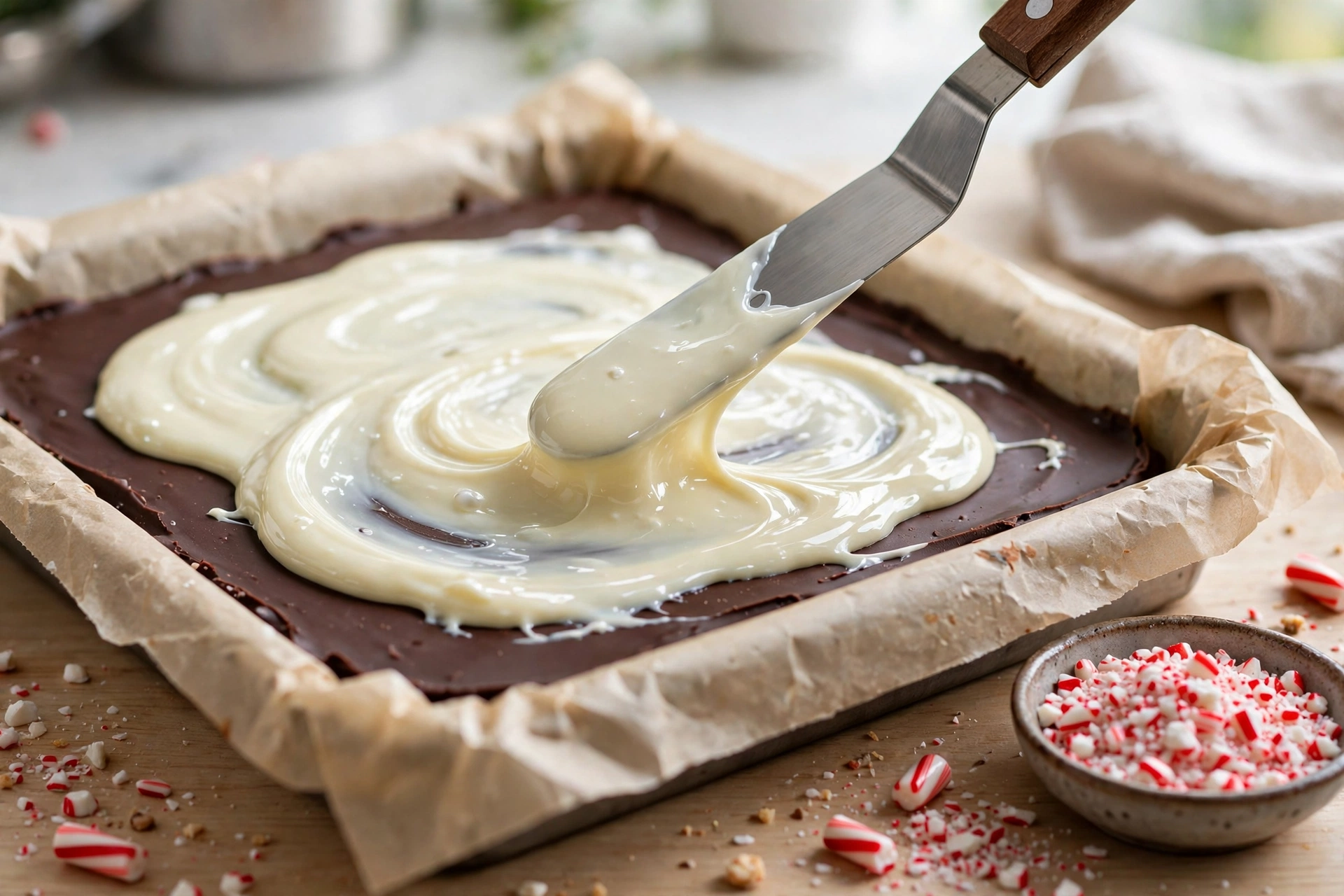 Easy Chocolate Peppermint Bark (5 Ingredients)