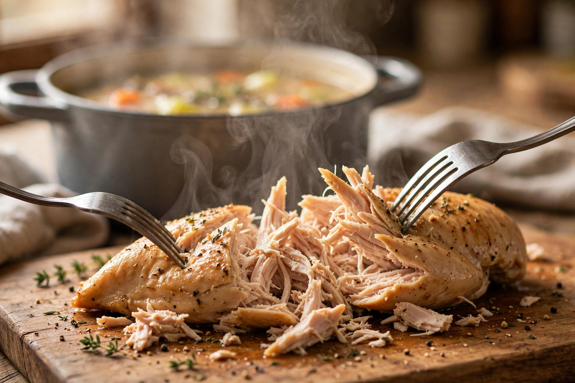 Creamy Chicken and Wild Rice Soup (One Pot)