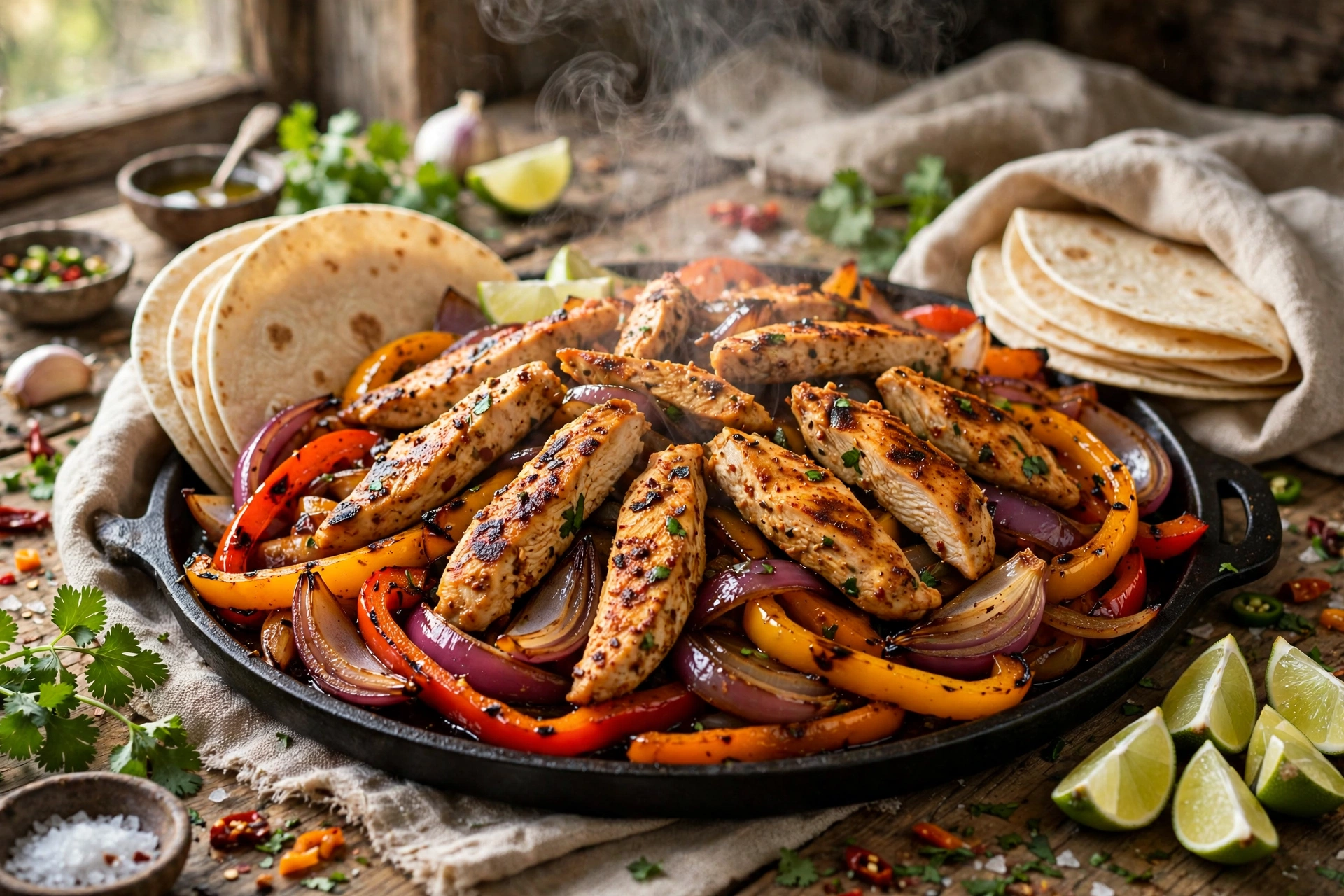 Air Fryer Chicken Fajitas