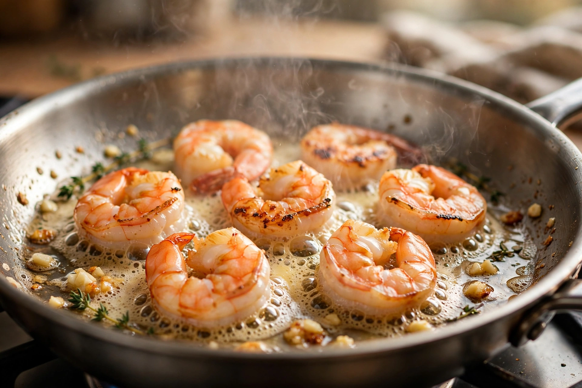 Creamy Garlic Butter Shrimp Pasta — 30-Minute Dinner