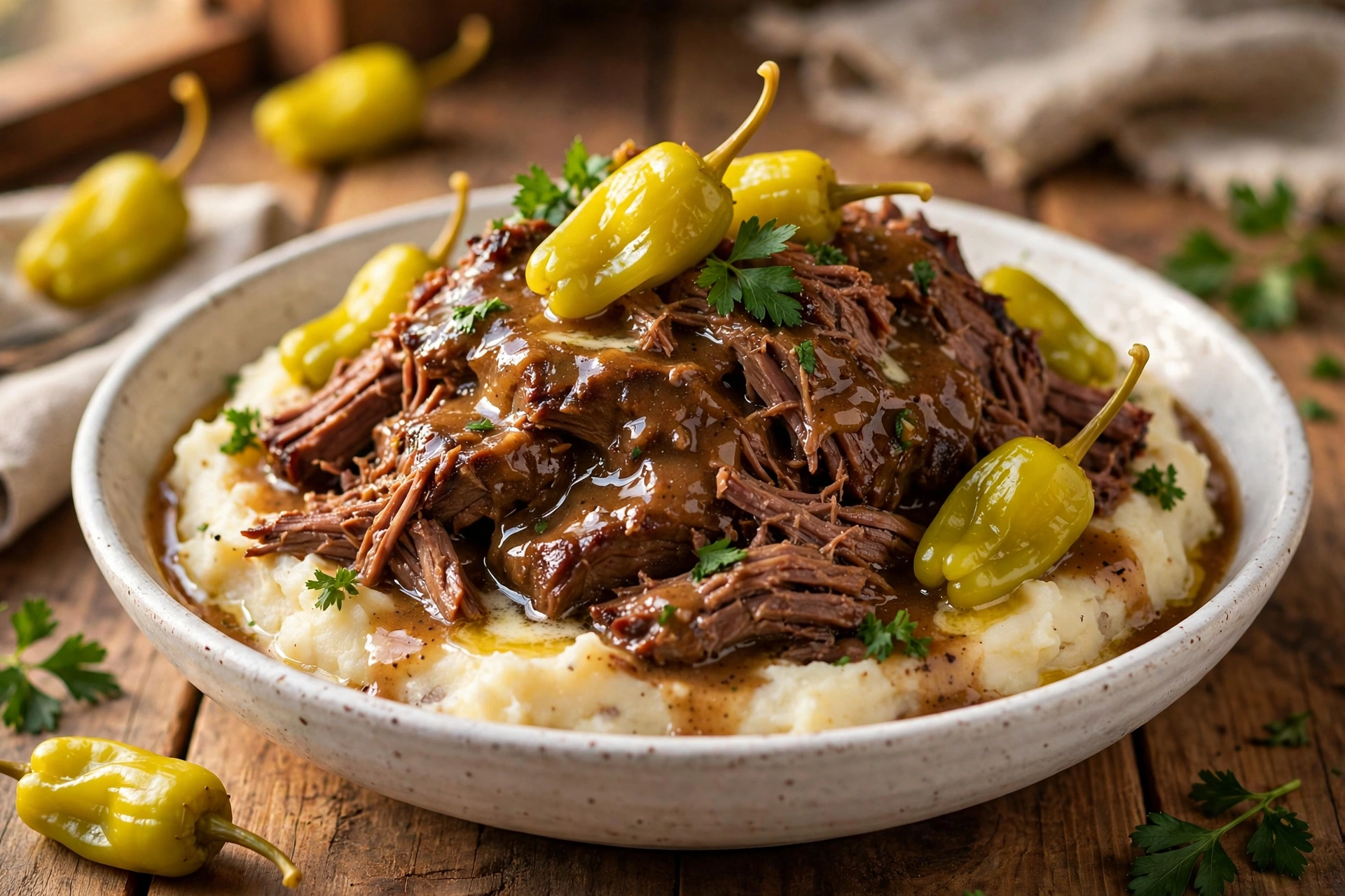Crockpot Mississippi Pot Roast