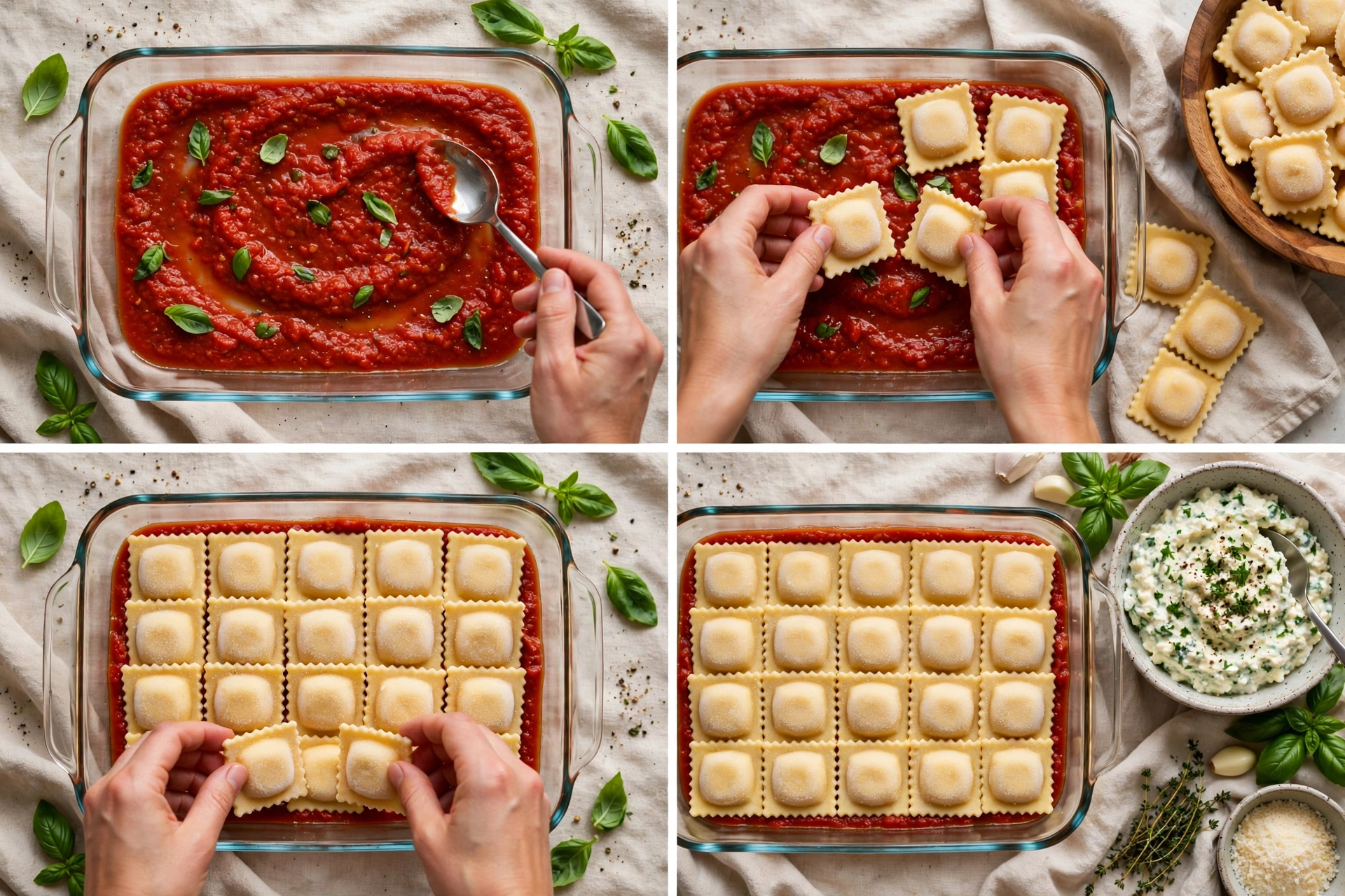 Easy Ravioli Lasagna Bake — Lazy Lasagna in 40 Min
