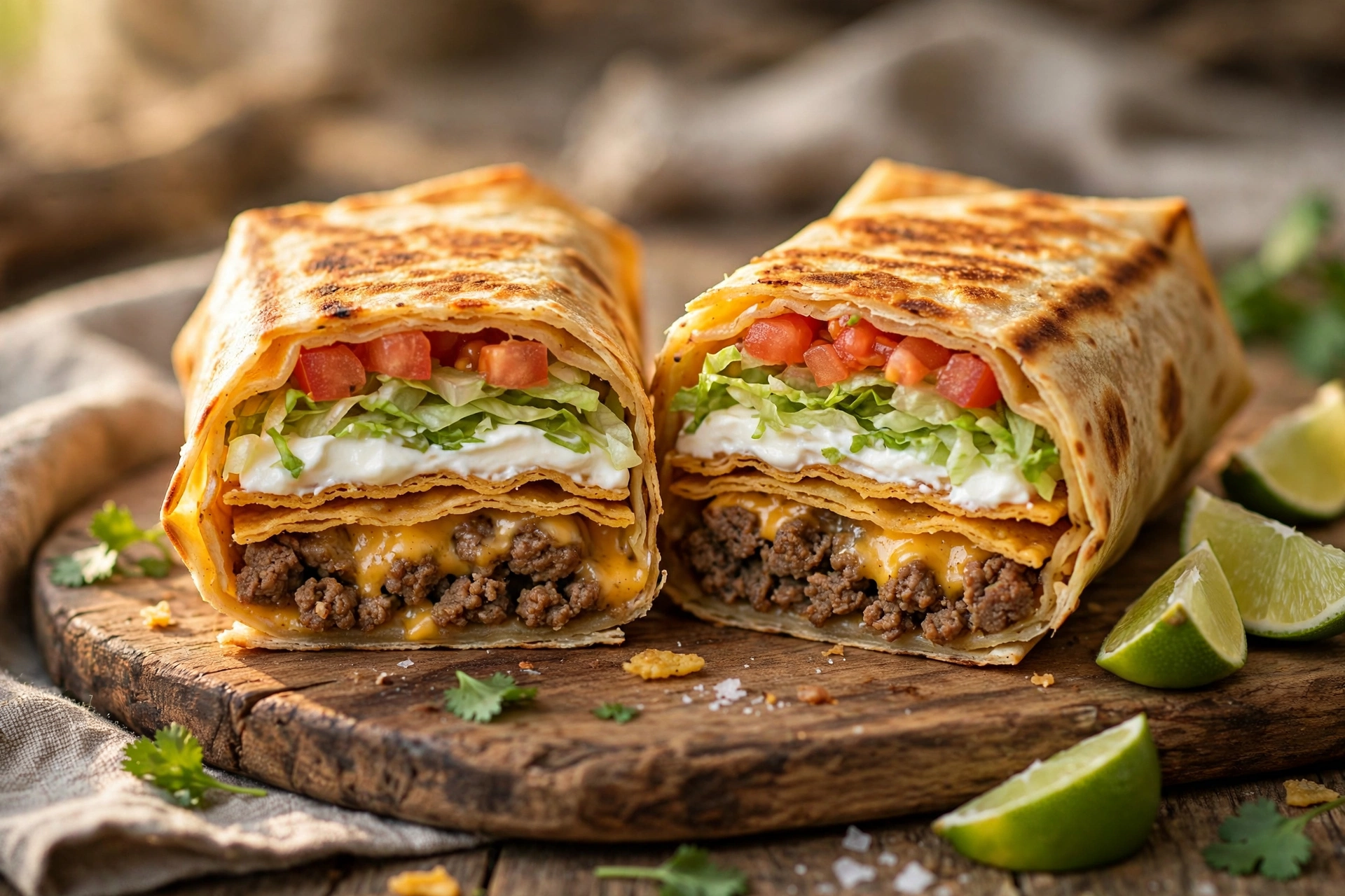 Easy Homemade Crunchwrap Supreme